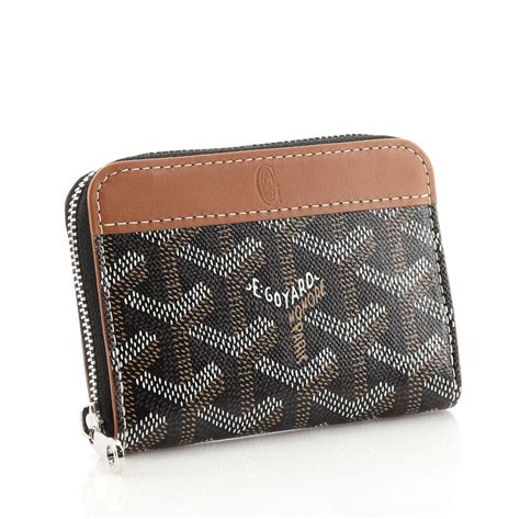 goyard wallet second hand|goyard zipper wallet.